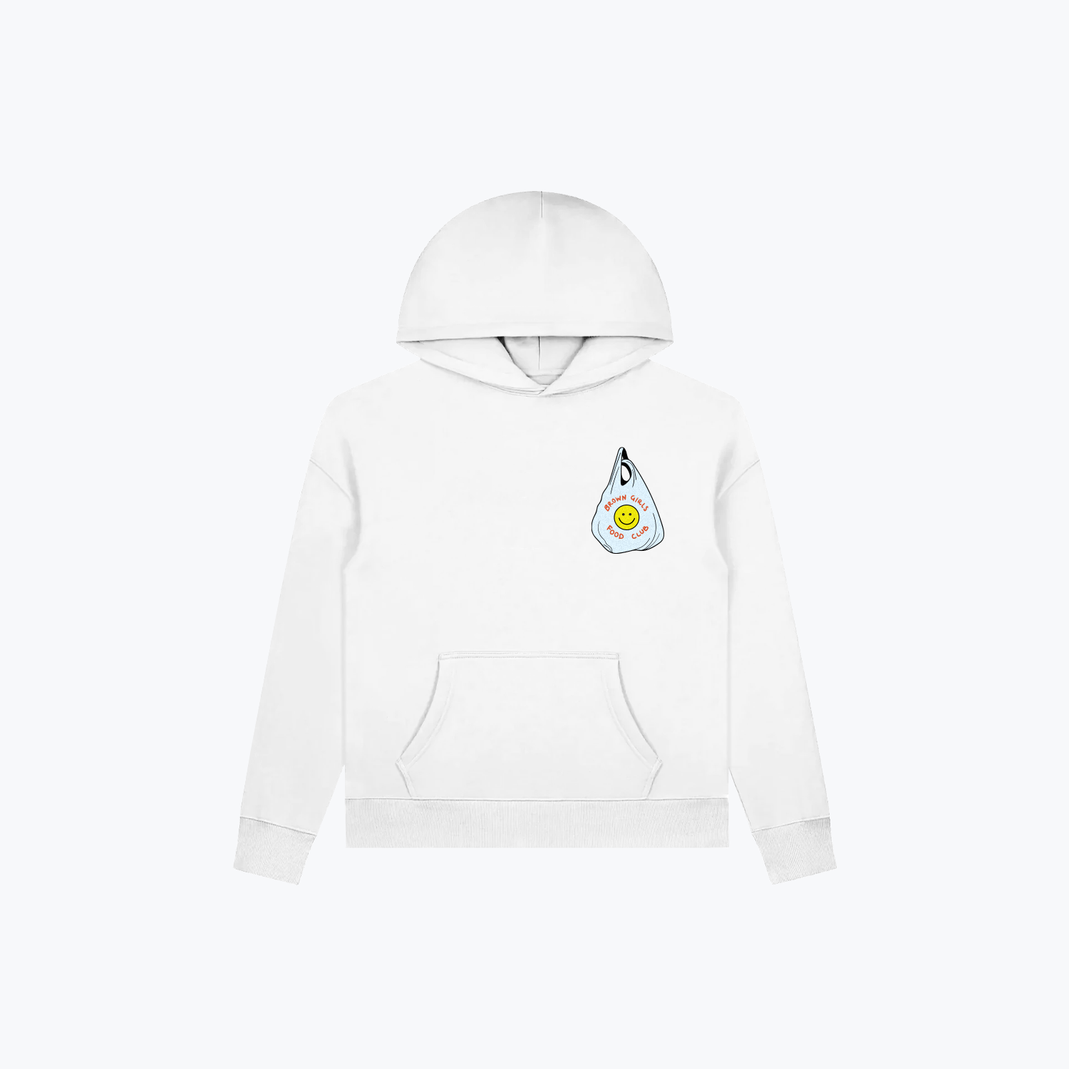 BGFC Logo Hoodie - White